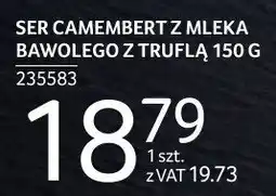 Selgros Ser Camembert z mleka bawolego z truflą 150 g Selgros oferta