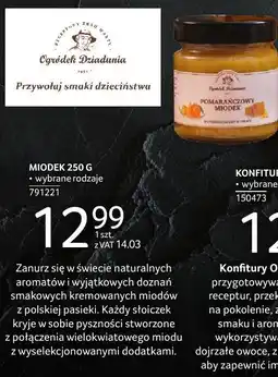 Selgros Miodek Ogródek Dziaduni wybrane rodzaje oferta