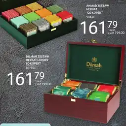Selgros Herbata DILMAH ZESTAW HERBAT LUXURY 60 KOPERT oferta