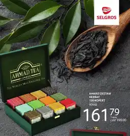 Selgros Herbata AHMAD ZESTAW HERBAT 120 KOPERT AHMAD TEA oferta