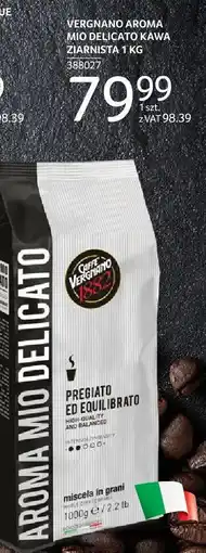 Selgros Kawa VERGNANO AROMA MIO DELICATO KAWA ZIARNISTA 1 KG oferta