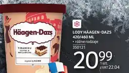 Selgros Lody LODY HÄAGEN-DAZS 420/460 ML różne rodzaje oferta