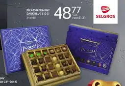 Selgros Praliny PICASSO PRALINY DARK BLUE 310 G oferta