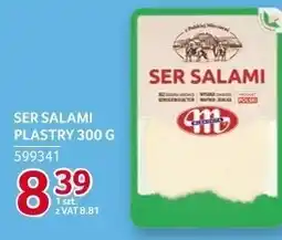 Selgros Ser salami plastry Mlekovita 300g oferta