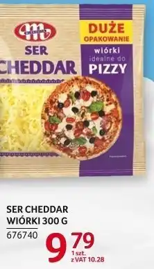 Selgros Ser cheddar wiórki Mlekovita 300g oferta