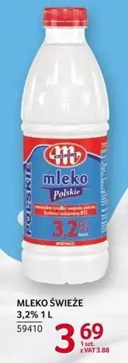 Selgros Mleko świeże Mlekovita 3.2% 1L oferta