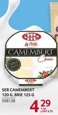 Selgros Ser camembert Mlekovita 120g, brie 125g oferta