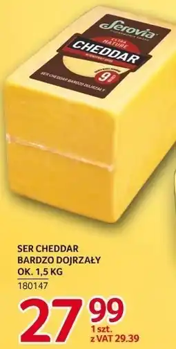 Selgros Ser Jerovia Ser Cheddar Bardzo Dojrzały oferta