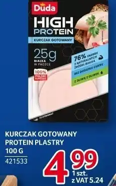 Selgros Kurczak gotowany protein plastry Duda High Protein oferta