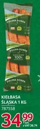 Selgros Kiełbasa śląska Dolina Dobra 1 kg oferta