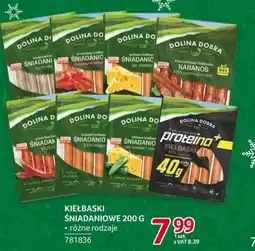 Selgros Kiełbaski śniadaniowe Dolina Dobra 200 g - różne rodzaje oferta