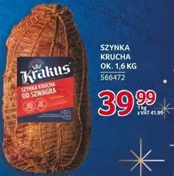Selgros Szynka krucha ok. Krakus 1,6 kg oferta