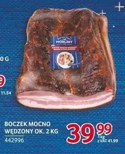 Selgros Boczek mocno wędzony ok. Morliny 2 kg oferta