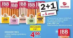 Selgros Kiełbaski JBB Bałdyga 190 g - różne rodzaje i gramatury oferta