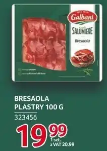 Selgros Bresaola plastry 100 g Galbani oferta