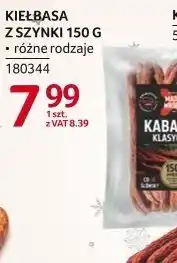 Selgros Kiełbasa z szynki 150 g różne rodzaje Madej Wróbel oferta