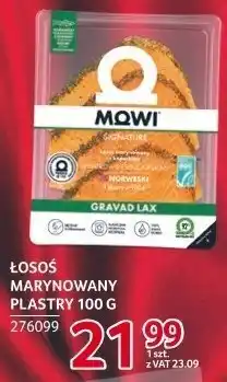 Selgros Łosoś marynowany plastry MOWI Gravad Lax oferta