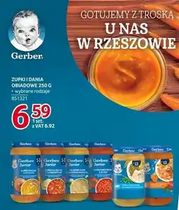 Selgros Zupki i dania obiadowe Gerber 250g różne rodzaje oferta