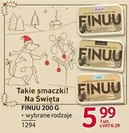 Selgros Ser Finuu 200g wybrane rodzaje oferta