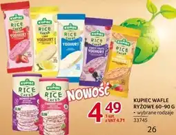 Selgros Wafle ryżowe Kupiec 60-90 g wybrane rodzaje oferta