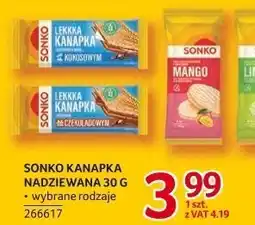 Selgros Kanapka Sonko nadziewana 30 g wybrane rodzaje oferta