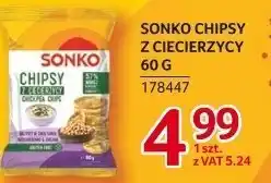 Selgros Chipsy Sonko z ciecierzycy 60 g oferta