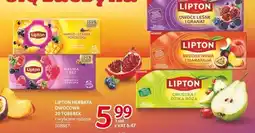 Selgros Herbata owocowa Lipton 20 torebek wybrane rodzaje oferta