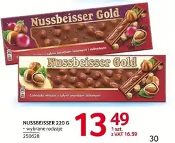 Selgros Czekolada Nussbeisser Gold 220 g oferta