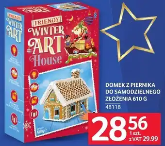 Selgros Domek z piernika do samodzielnego złożenia 610 g Selgros oferta
