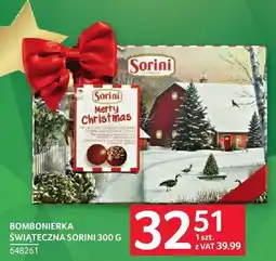 Selgros Bombonierka świąteczna Sorini 300 g oferta