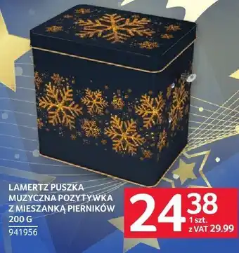 Selgros Lambertz puszka muzyczna pozytywka Zmieszanka pierników 200 g oferta