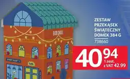 Selgros Zestaw przekąsek świąteczny domek 384g Selgros oferta