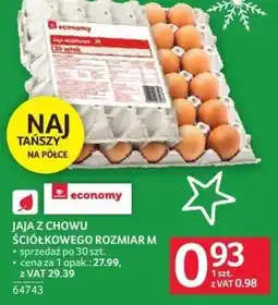 Selgros Jaja z chowu ściółkowego rozmiar M Economy oferta