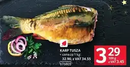Selgros Karp tusza Selgros oferta