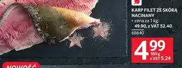 Selgros Karp filet ze skórą nacinany Selgros oferta