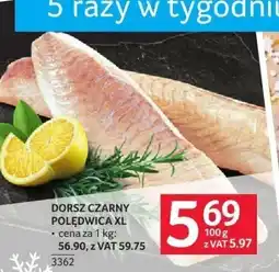 Selgros Dorsz czarny polędwica Selgros oferta