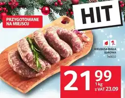 Selgros Kiełbasa biała surowa Selgros oferta
