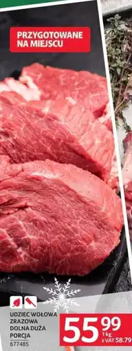 Selgros Wołowina udziec zrazowa dolna duża porcja przygotowane na miejscu Selgros oferta