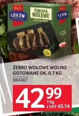 Selgros Żebro wołowe wolno gotowane ok. 0,7 kg Łuków oferta