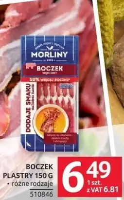 Selgros Boczek plastry różne rodzaje Morliny oferta