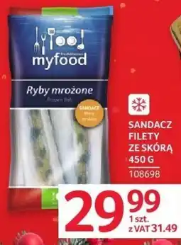 Selgros Sandacz filety ze skórą 450 g Selgros oferta
