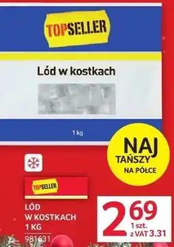 Selgros Lód w kostkach Topseller 1 kg oferta