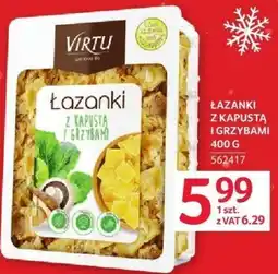 Selgros Łazanki z kapustą i grzybami Virtu 400 g oferta