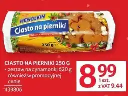 Selgros Ciasto na pierniki Henglein 250 g oferta