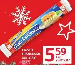 Selgros Ciasto francuskie XXL Tante Fanny 375 g oferta