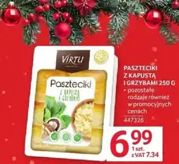 Selgros Paszteciki z kapustą i grzybami Virtu 250 g oferta