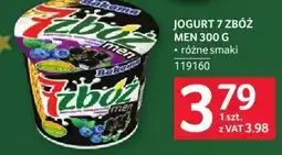 Selgros Jogurt 7 zbóż Men Zibzi 300 g różne smaki oferta