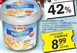 Selgros Twaróg sernikowy Président 1kg oferta