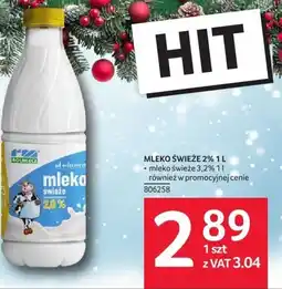 Selgros Mleko świeże 2% 1L Selgros oferta