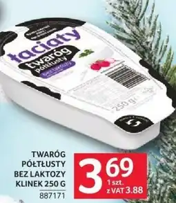 Selgros Twaróg półtłusty bez laktozy klinek Łaciate 250g oferta